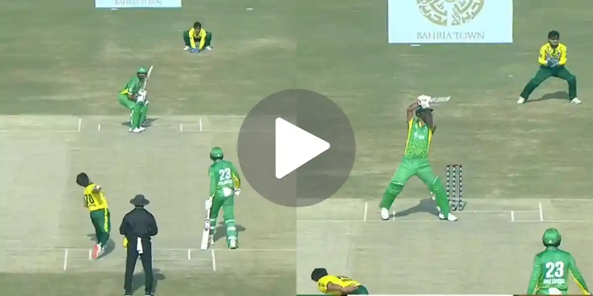 [Watch] Fakhar Zaman Sparks T20I Comeback Talks With Effortless Six In Champions Cup